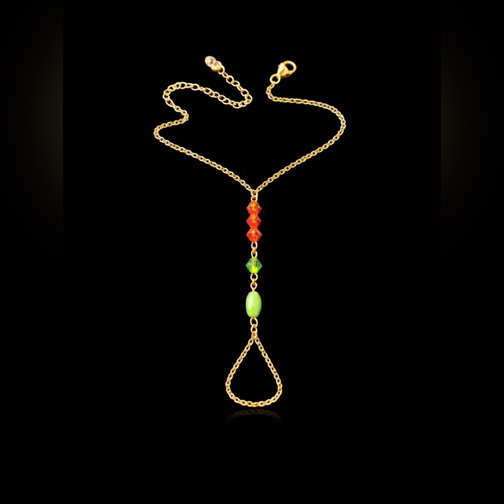 14K gold filled hand chain